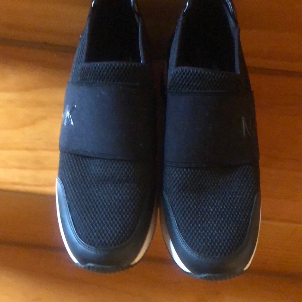Micheal Kors wedge slip in black shoe